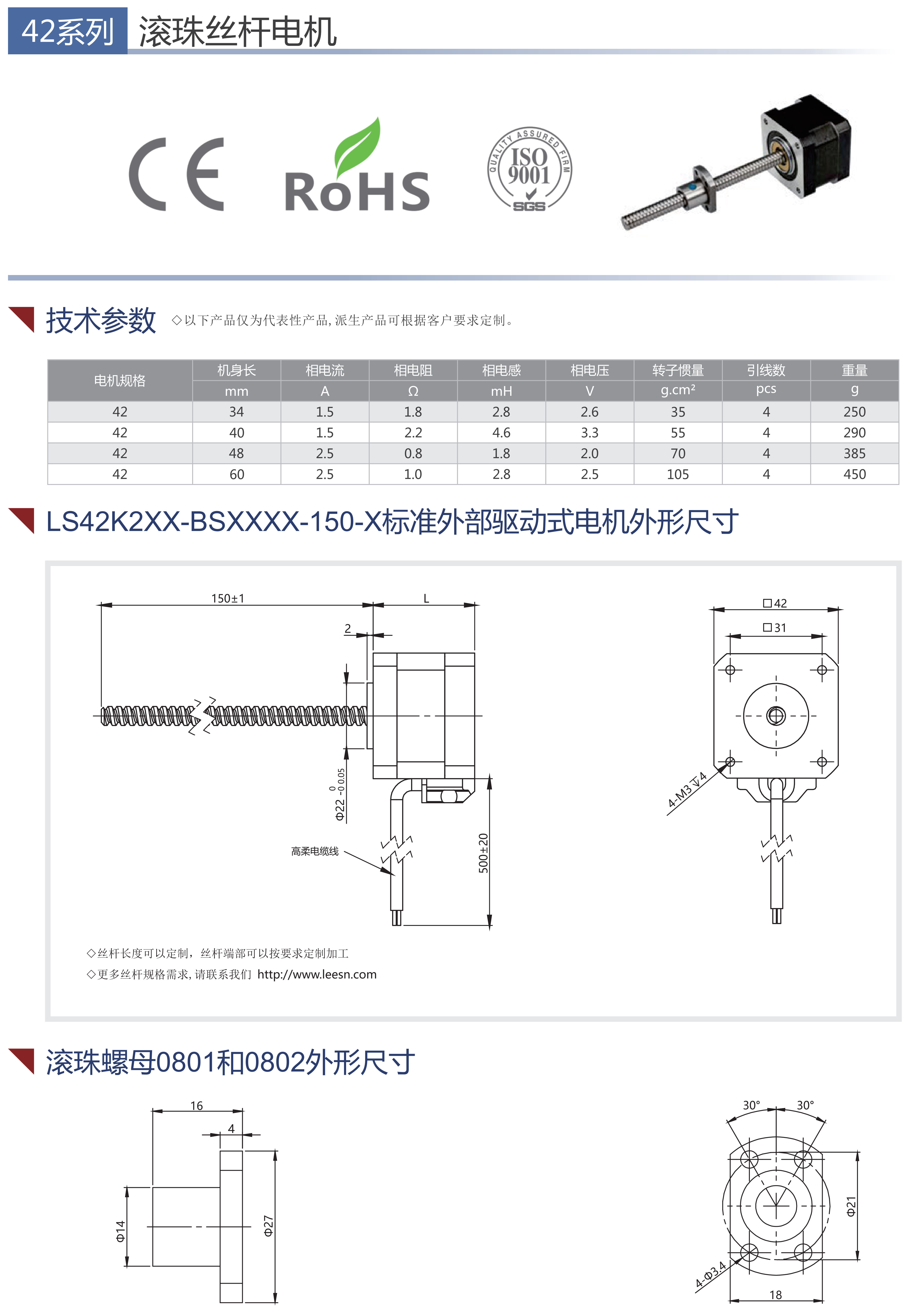 42滾珠絲桿