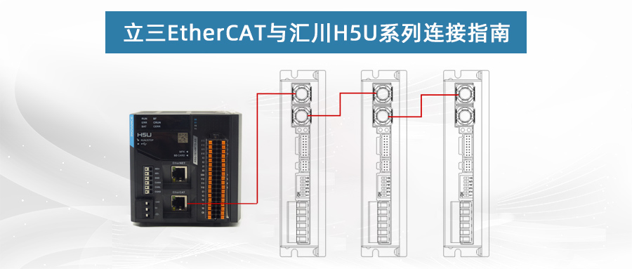 收藏篇|立三EtherCAT與匯川H5U系列連接指南