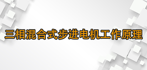 三相混合式步進(jìn)電機(jī)工作原理解析