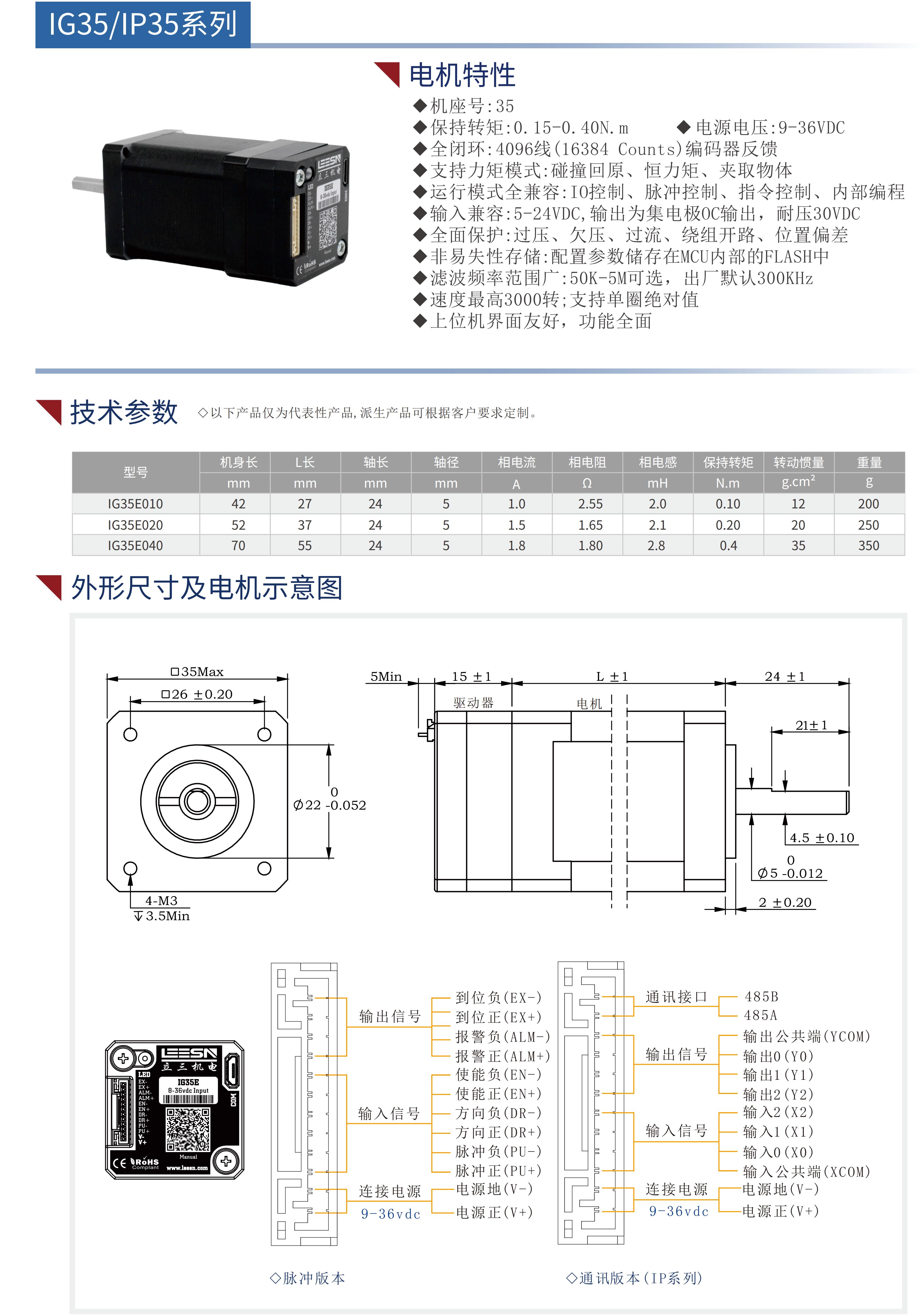 35集成式步進(jìn)伺服電機(jī)（閉環(huán)）